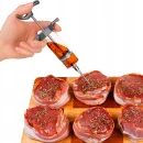 Nastrzykiwarka do Mięsa Strzykawka 3 Igły 30 ml Wędlin Szynki Szpryca Mięs