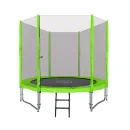 Trampolina ogrodowa SkyRamiz 244cm 8FT dla dzieci Zielony + Akcesoria