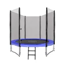 Trampolina ogrodowa SkyRamiz 244cm 8FT dla dzieci Niebieski + Akcesoria
