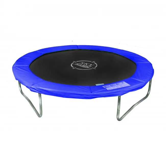 Trampolina ogrodowa SkyRamiz 244cm 8FT dla dzieci Niebieski + Akcesoria