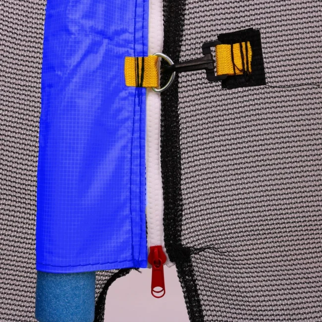 Trampolina ogrodowa SkyRamiz 244cm 8FT dla dzieci Niebieski + Akcesoria